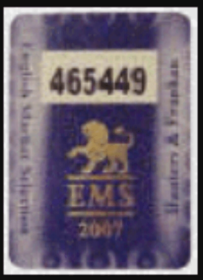 Mẫu EMS 2007